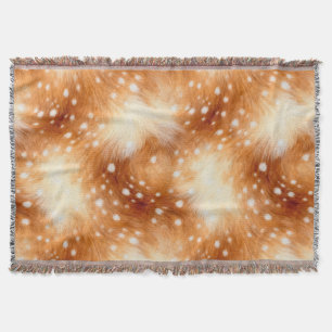 Couverture Fourrure Douce de Faon Boisée Cosy