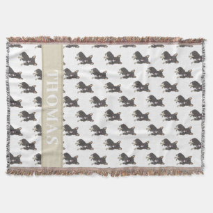 Couverture Frenchie (Noir et feu tricolore) 