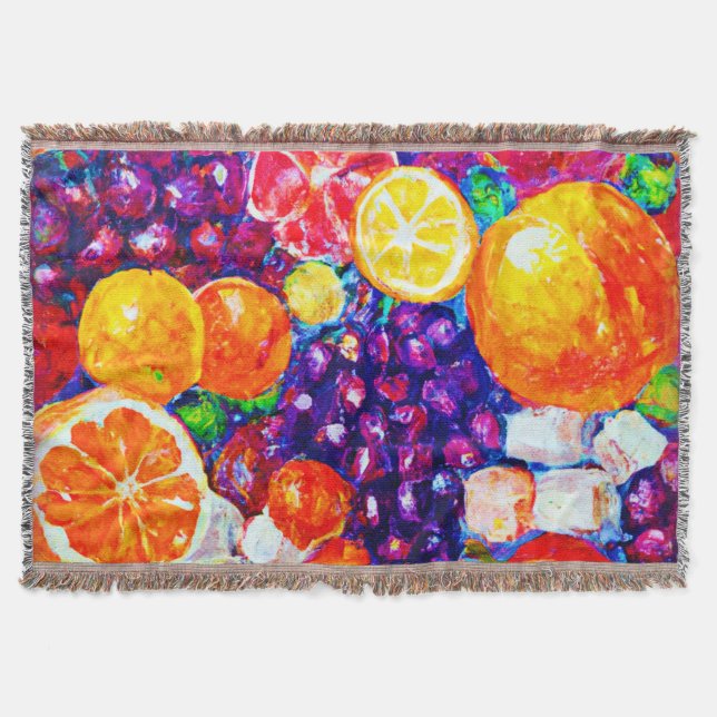 Couverture "Fruits frais Motif" Cute Art. Acheter Maintenant (Devant)