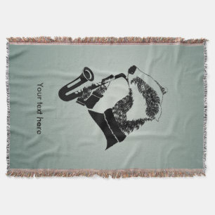 Couverture Funny Noir et Blanc Badger Saxophone