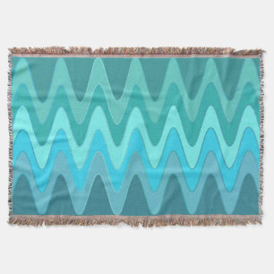 Couverture Funny Sinus Waves Ocean blue + votre idée