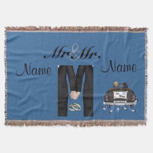 Couverture Gay Mariage GIft Blanket Jeter Custom