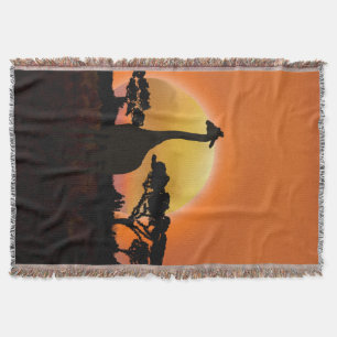 Couverture Giraffe couché de soleil du Serengeti   La faune d