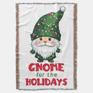 Couverture Gnome Pour Les Vacances Drôle & Adorable Noël