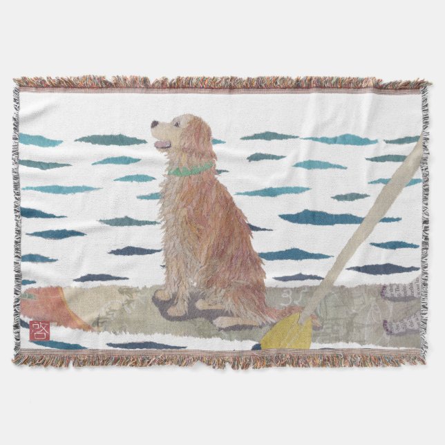 Couverture Golden retriever, chien de plage (Devant)