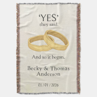 Couverture Golden Rings, Wedding Date Keepsake