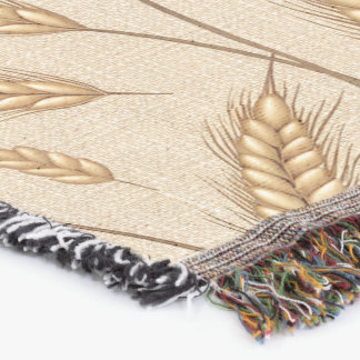 Couverture Golden Wheat Harvest Pattern
