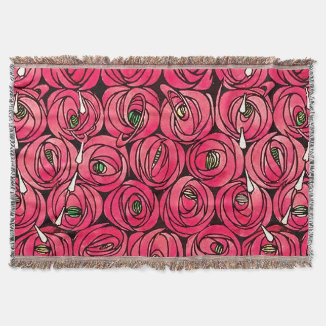 Couverture Graphique rose Art Nouveau Rennie Macintosh (Devant)
