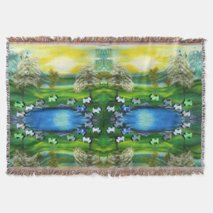 Couverture Green Venus Scotties à l'étang