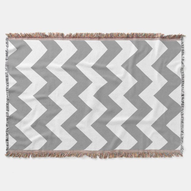 Couverture Grey Bold Chevron (Devant)