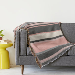 Couverture Gris et rose Trappe moderne du milieu du siècle