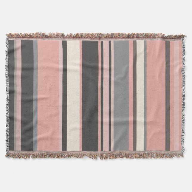 Couverture Gris et rose Trappe moderne du milieu du siècle (Devant)