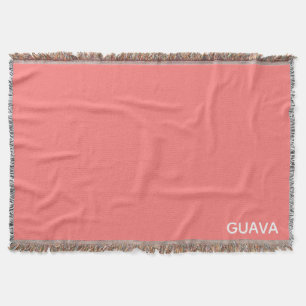 Couverture Guava pink color name