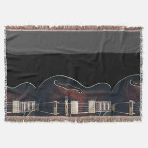 Couverture Guitare électrique sur fond noir