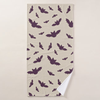 Couverture Halloween motif chauves-souris minimali
