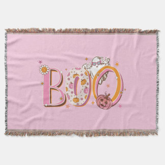 Couverture Halloween Preppy rose Spootacular Boo