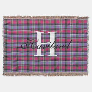 Couverture HAMbyWG n'importe quel monogramme couleur sur plai