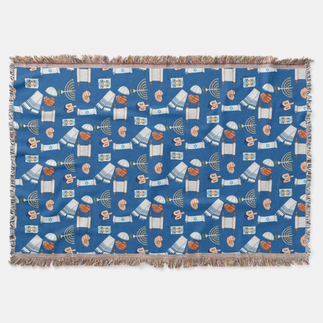 Couverture Hanukkah Fun Throw (Devant)