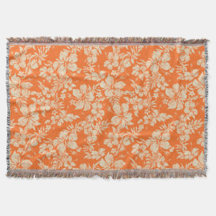 Couverture Hibiscus Pareau Hawaiian Floral Thon Blanket