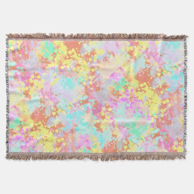 Couverture holiES - Splashes pastel motif transparent 1 (Devant)
