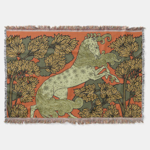 Couverture Horse Arts médiévaux Artisanat Art Nouveau