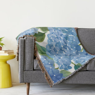 Couverture Hortensias bleus Beau buisson floral