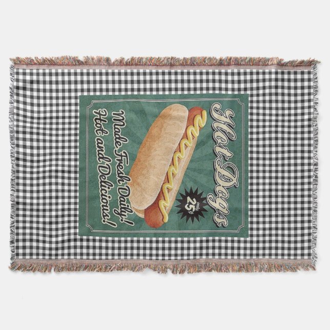 Couverture Hot Dog Retro (Devant)