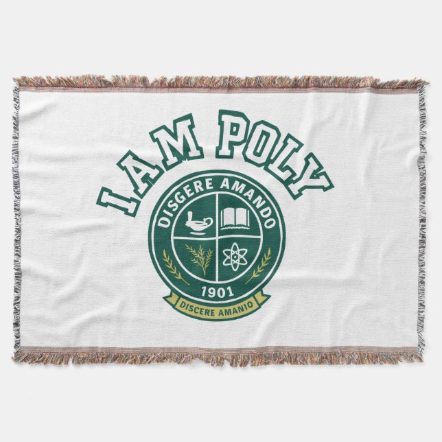 Couverture I AM POLY Throw Blanket (Devant)