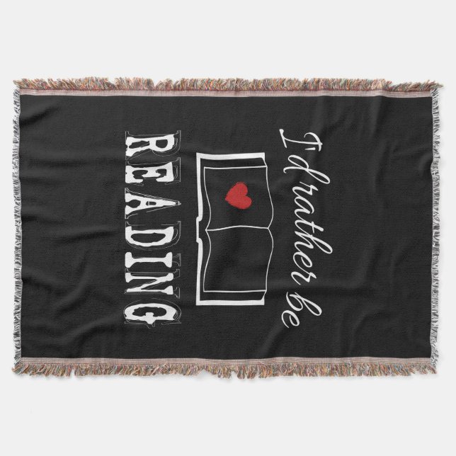 Couverture I'd rather be reading (Devant)