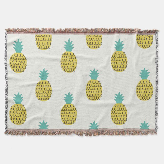 Couverture Illustration amusante Vintage ananas sans voile. (Devant)