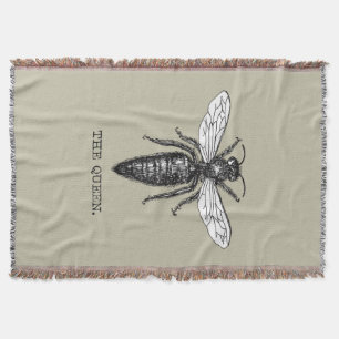 Couverture Illustration des abeilles de l'insecte de la reine