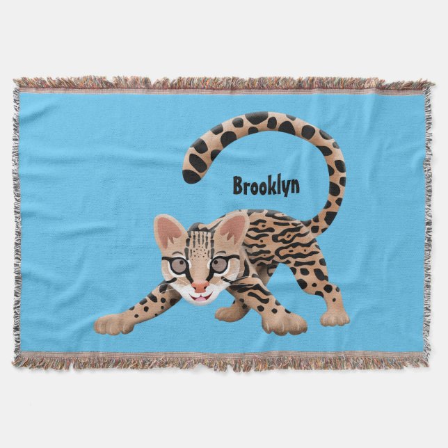 Couverture Illustration d'ocelot mignon (Devant)