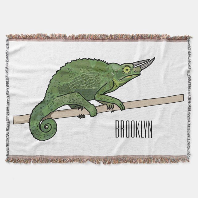 Couverture Illustration du caméléon de Jackson (Devant)