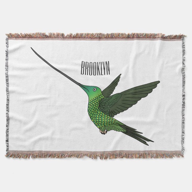 Couverture Illustration d'un colibri à bec épée (Devant)