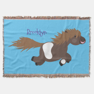 Couverture Illustration d'un poney de Shetland mignon
