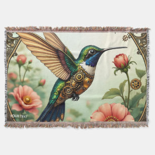 Couverture Imaginaire Cute Steampunk Fleurs d'oiseaux