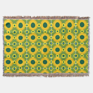 Couverture imprimé de tournesol