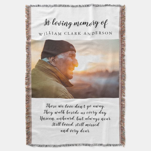 Couverture In Love Memory Photo Poem Hommage (devant Vertical)