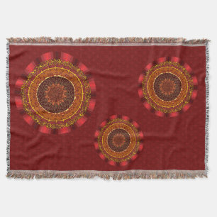 Couverture Incendie Mandala Blanche