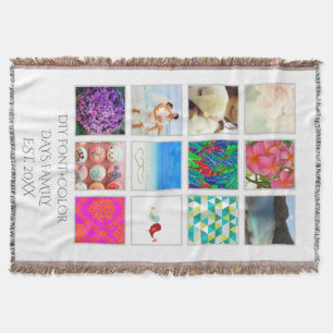 Couverture INSTAGRAMEZ-LE ! 12 PHOTOS Plaids de jet