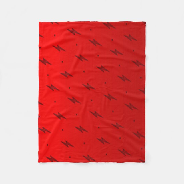 Couverture instantanée rouge d'ouatine (Devant)