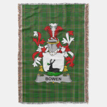 Irish Bowen Manteau d'armoiries Family Crest Irlan