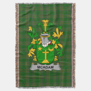 Couverture Irish McAdam Coat of Arms Family Crest Irlande