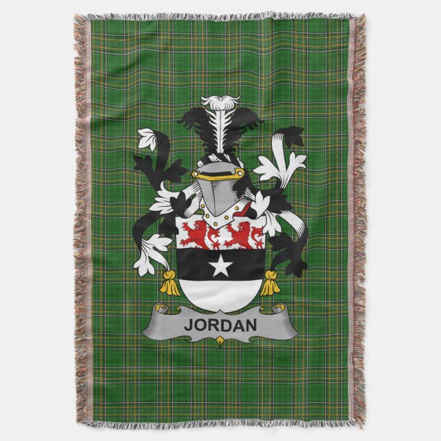 Couverture Irlande Jordanie Armoiries de la famille Crest Irl (devant Vertical)