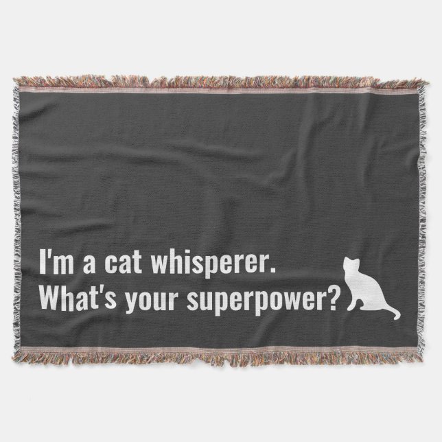 Couverture J'ai Cat Whisperer What's your Superpower Funny (Devant)