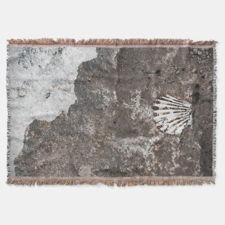 Couverture Jet fossile de Shell de feston