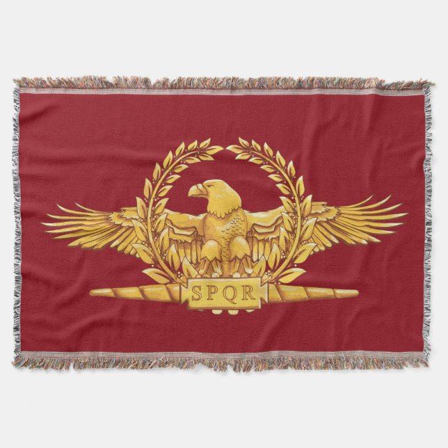Couverture Jet impérial romain d'Eagle SPQR (Devant)