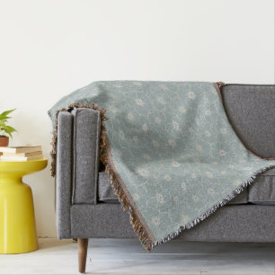 Couverture Jeter Blanche Vintage Collection Romance Fleur 9