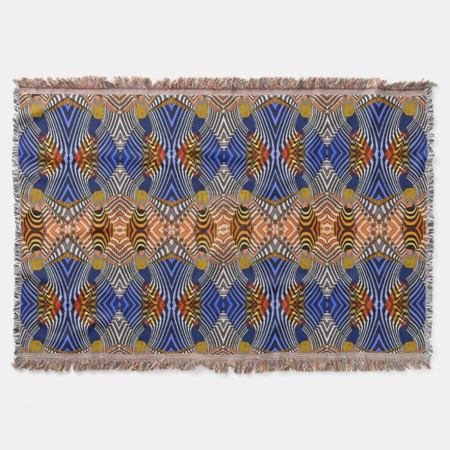 Couverture Jeter une couverture/Motif africain (Devant)