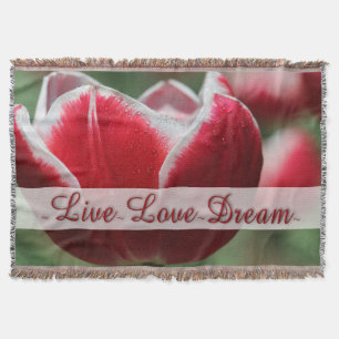 Couverture Jeter une couverture/tulipes